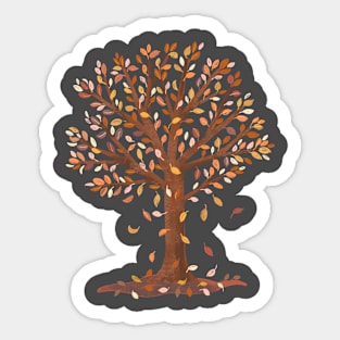 Fall Tree Sticker